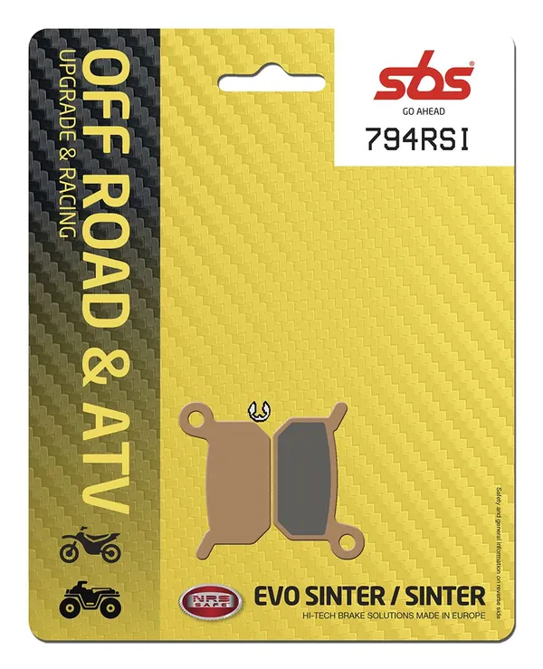 Plaquettes de frein frittées SBS RSI Offroad Racing