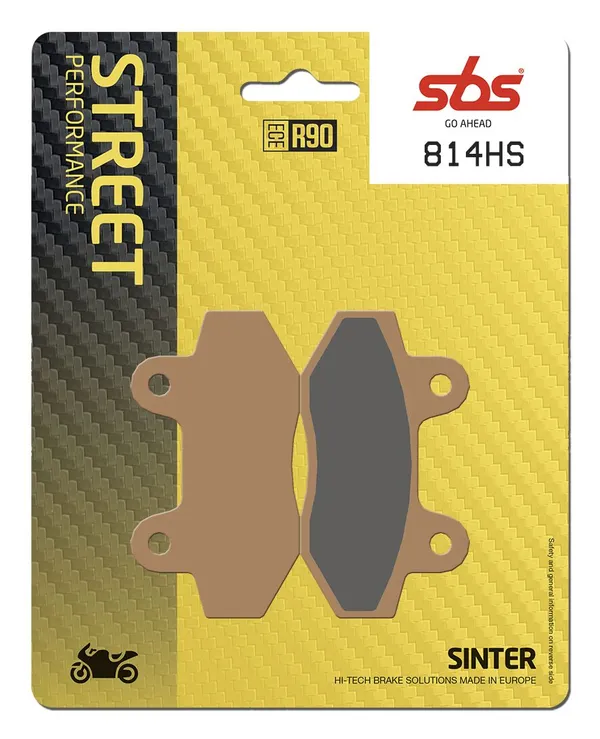 Plaquettes de frein avant frittées SBS HS Street Excel
