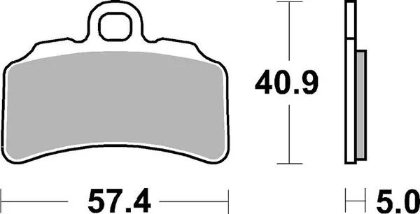 Plaquettes de frein frittées SBS RSI Offroad Racing - vue 2