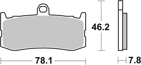 Plaquettes de frein SBS RST - vue 2