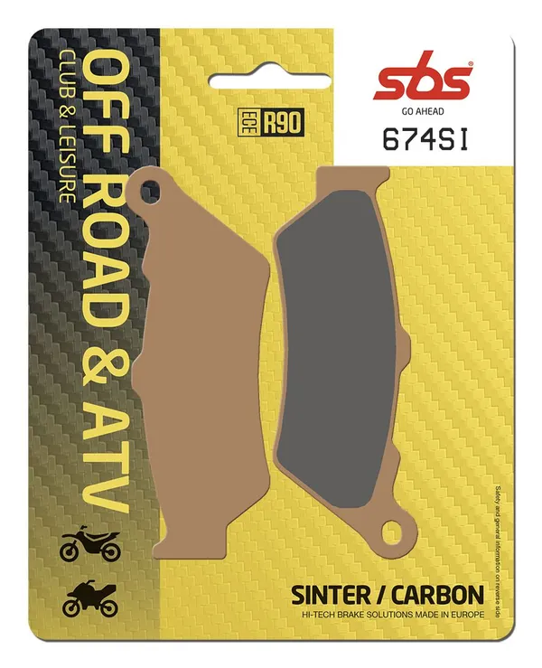 Plaquettes de frein frittées SBS SI Offroad