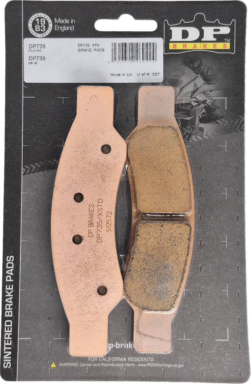 Plaquettes de frein métalliques frittées ATV/UTV DP Brakes