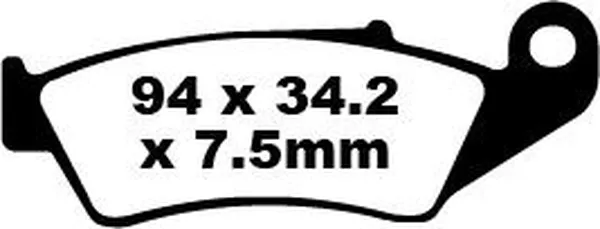 Plaquette de frein Standard EBC 7872773/7875404 - vue 2