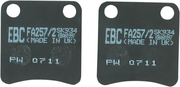 Plaquettes de frein EBC SFA - vue 2