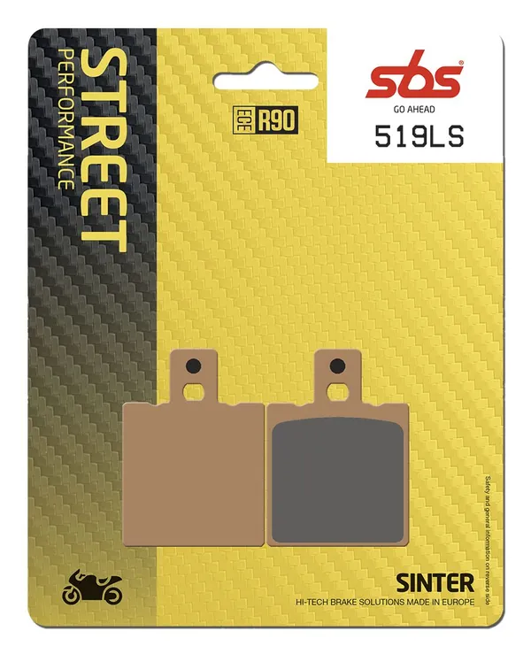 Plaquettes de frein arrière frittées SBS LS Street Excel