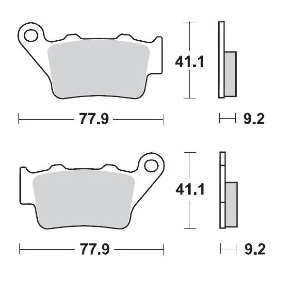 Plaquettes de frein céramique Moto-Master - vue 2