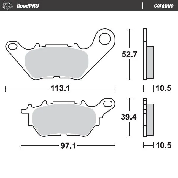 Plaquettes de frein céramique MOTO-MASTER