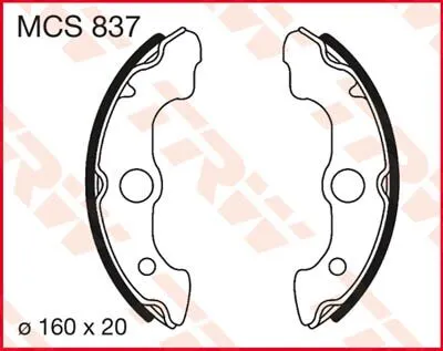 Plaquettes de frein avant TRW Brake Shoes Standard