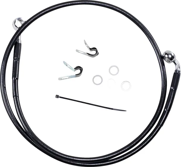 Kit de durites de frein en vinyle noir rallongées DRAG SPECIALTIES