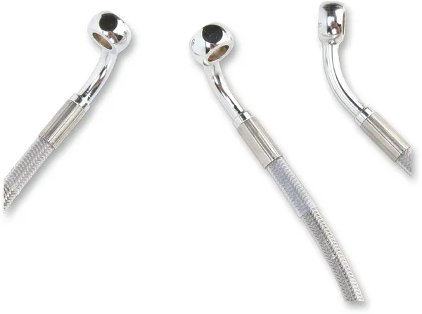 Kit de durites de frein en acier inoxydable rallongées DRAG SPECIALTIES - vue 2