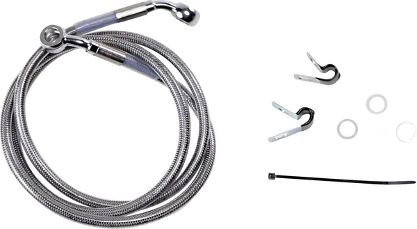 Kit de durites de frein en acier inoxydable rallongées DRAG SPECIALTIES - vue 2