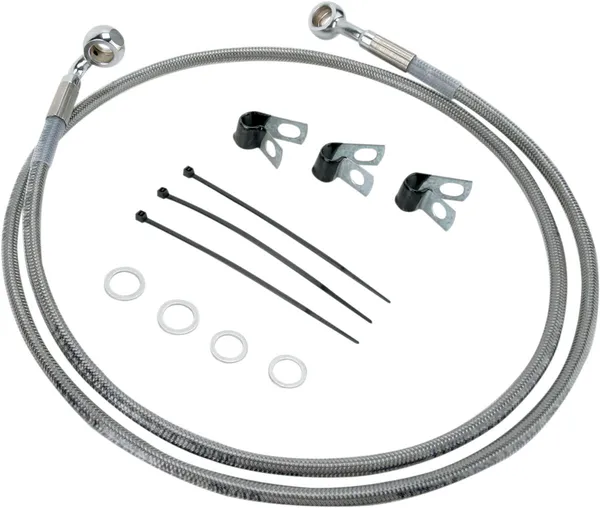Kit de durites de frein en acier inoxydable rallongées DRAG SPECIALTIES