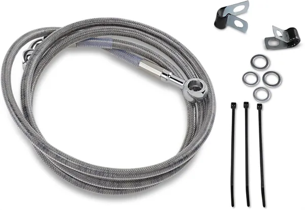 Kit de durites de frein en acier inoxydable rallongées DRAG SPECIALTIES - vue 2