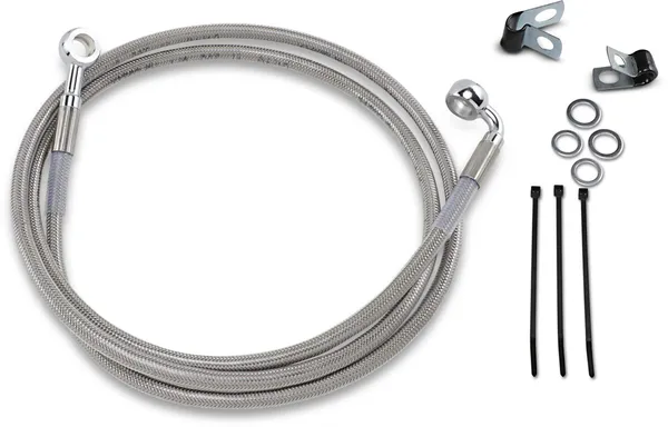 Kit de durites de frein en acier inoxydable rallongées DRAG SPECIALTIES - vue 2