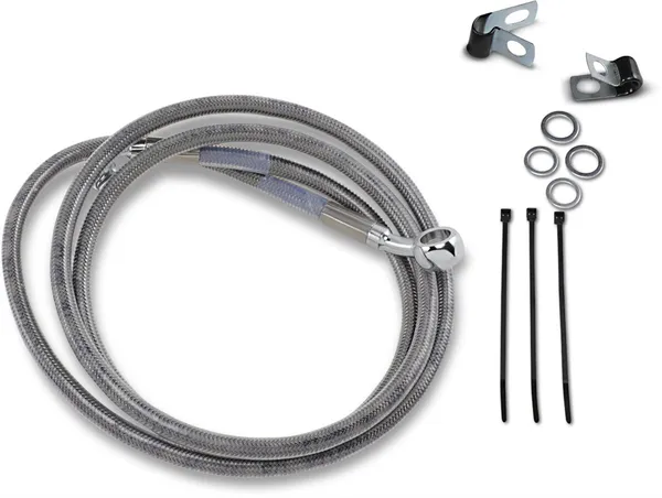 Kit de durites de frein en acier inoxydable rallongées DRAG SPECIALTIES - vue 2