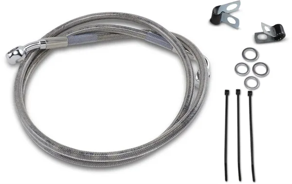 Kit de durites de frein en acier inoxydable rallongées DRAG SPECIALTIES - vue 2