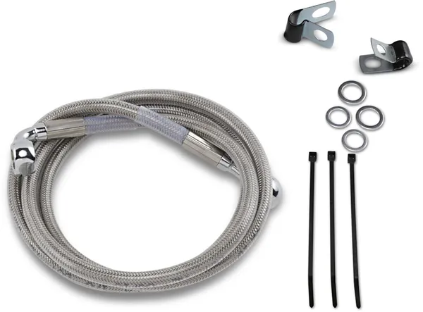 Kit de durites de frein en acier inoxydable rallongées DRAG SPECIALTIES - vue 2