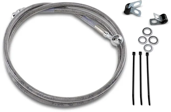 Kit de durites de frein en acier inoxydable rallongées DRAG SPECIALTIES - vue 2