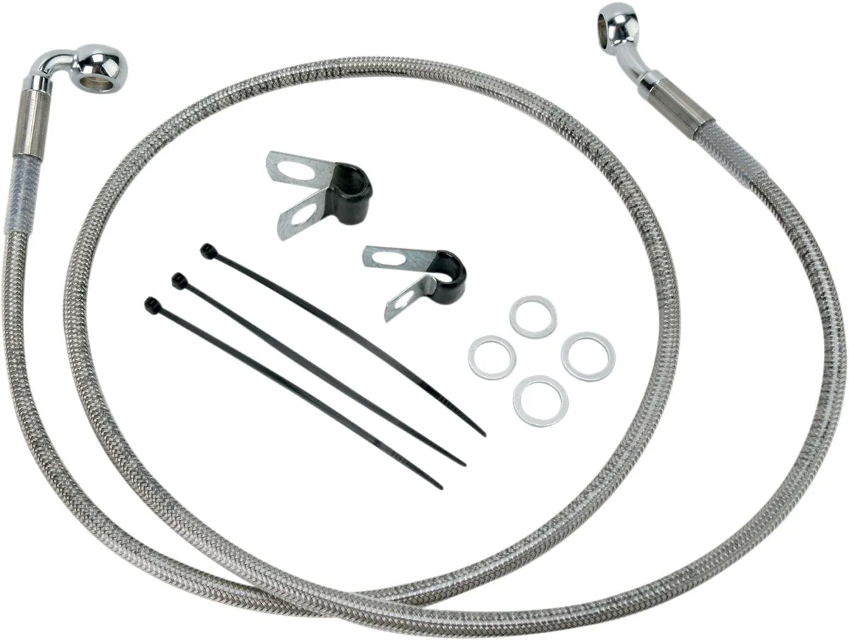 Kit de durites de frein en acier inoxydable rallongées DRAG SPECIALTIES