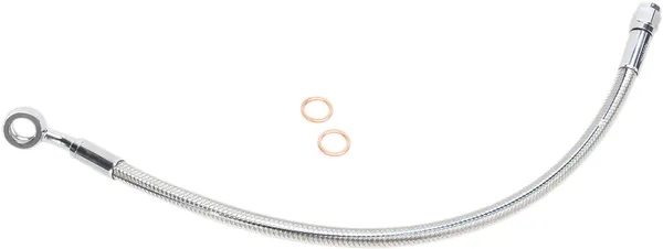 Kit durite de frein avant supérieure tressée Designer Series longueur alternative sans ABS MAGNUM SHIELDING