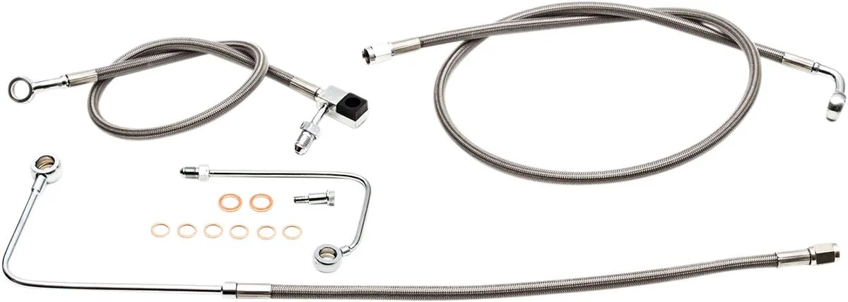 Kit de durites de frein inox LA CHOPPERS