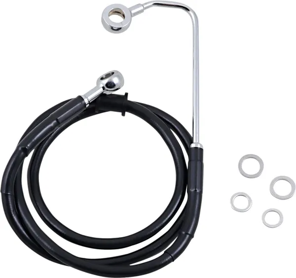 Durite de frein en acier inoxydable longueur étendue DRAG SPECIALTIES - vue 2