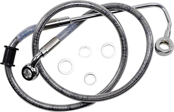 Durite de frein en acier inoxydable longueur étendue DRAG SPECIALTIES - vue 2