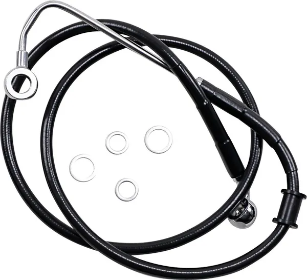 Durite de frein acier inoxydable longueur étendue DRAG SPECIALTIES - vue 2