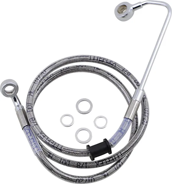 Durite de frein en acier inoxydable longueur étendue DRAG SPECIALTIES - vue 2