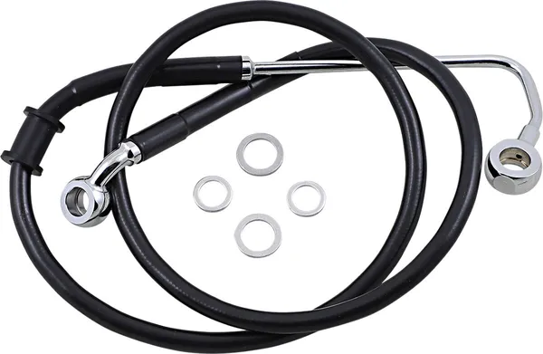 Durite de frein en acier inoxydable longueur étendue DRAG SPECIALTIES - vue 2