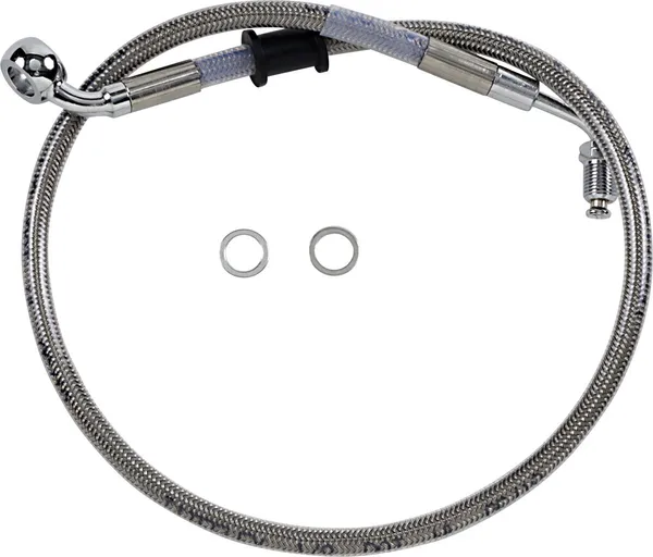 Durite de frein en acier inoxydable longueur étendue DRAG SPECIALTIES - vue 2