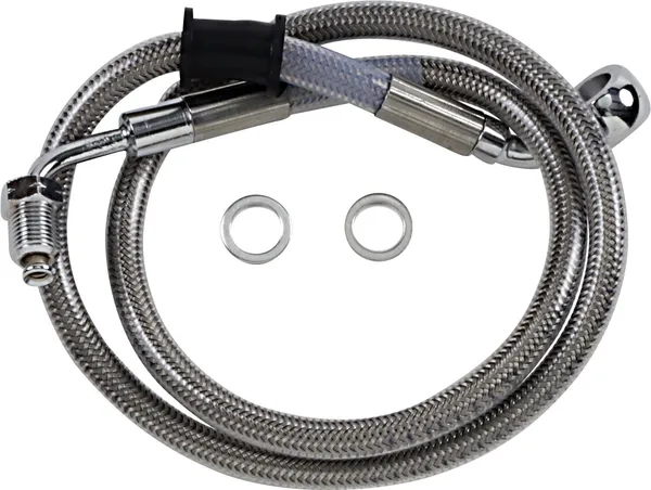 Durite de frein en acier inoxydable longueur étendue DRAG SPECIALTIES - vue 2
