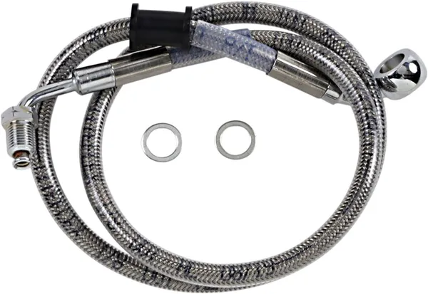 Durite de frein en acier inoxydable longueur étendue DRAG SPECIALTIES - vue 2