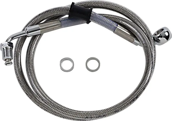 Durite de frein en acier inoxydable longueur étendue DRAG SPECIALTIES - vue 2