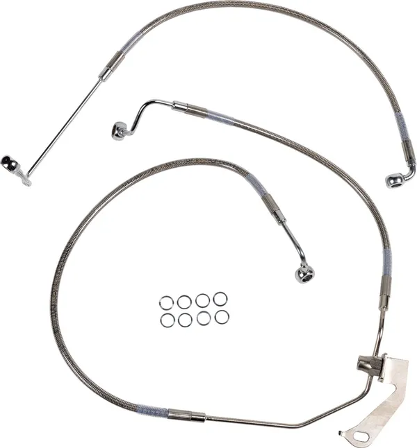 Flexible de frein arrière sans ABS acier inoxydable DRAG SPECIALTIES - vue 2