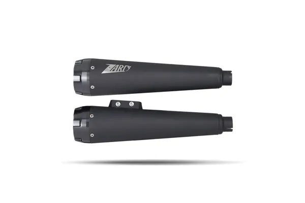 Silencieux Softail slip-ons E4/E5 noir ZARD - vue 2