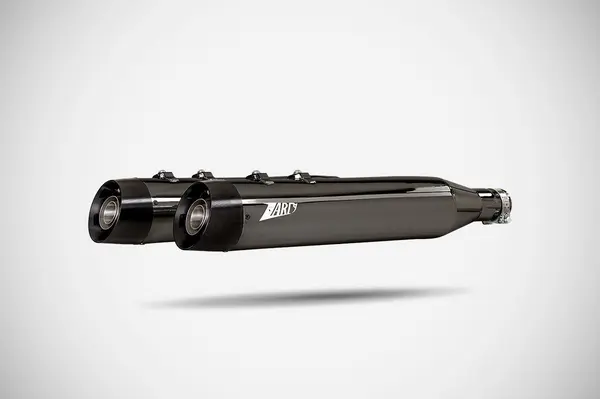 Silencieux Slip-Ons Slash-Cut 4,5 pouces Zard pour HD-TOURING E5 - vue 9