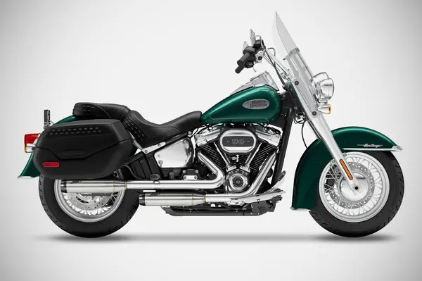 Silencieux Zard Overlapped Slip-Ons pour Harley-Davidson Heritage Classic - vue 2