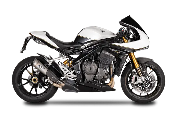 Silencieux 2-1 Grid-O Tit Spark Triumph - vue 4