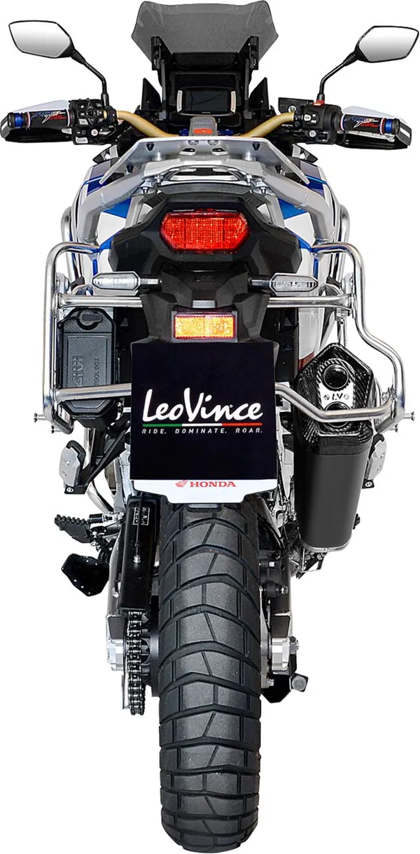 Silencieux LEOVINCE LV-12 Black Edition homologué CRF 1100 L Africa Twin Adventure Sport DCT - vue 5