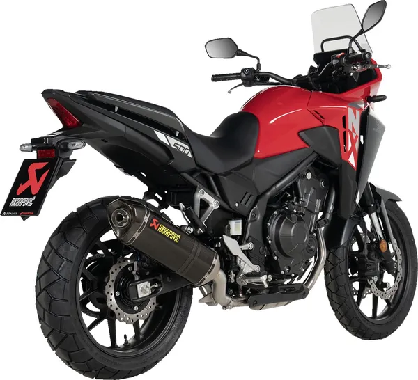 Pot moto Akrapovic pour honda 500 CB f 2016+2024, CB hornet 2024+, 400-500 CB x 2016+2024 (silencieux seul carbone) (s-h5so5-hrc) (homologue ce) - vue 2