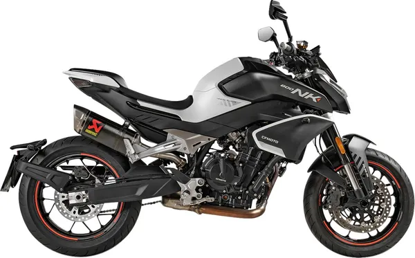 Échappement slip-on AKRAPOVIC carbone/titane CF/Ti CFMOTO 8 - vue 2