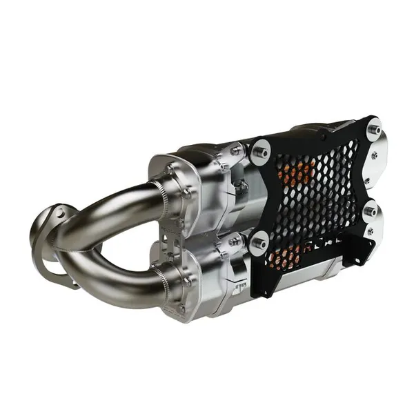 Kit plastique RJWC Powersports Exhaust APX ZForce 950 Stacked - vue 3