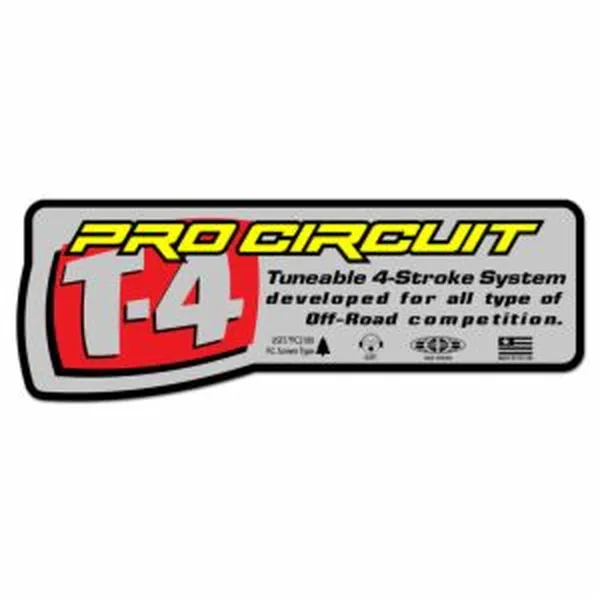 Autocollants pour échappement Pro Circuit - vue 2