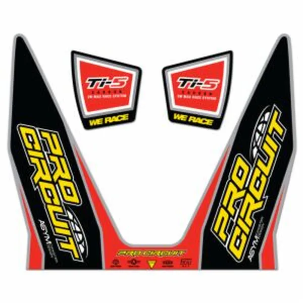 Autocollants pour échappement Pro Circuit - vue 2