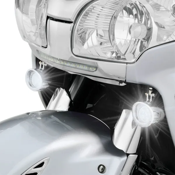 Feu additionnel mini LED Driving Light Show Chrome - vue 2