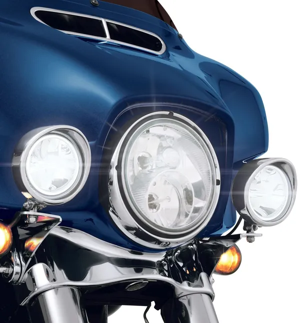 Kit feux de route LED 3,5" Show Chrome - vue 2
