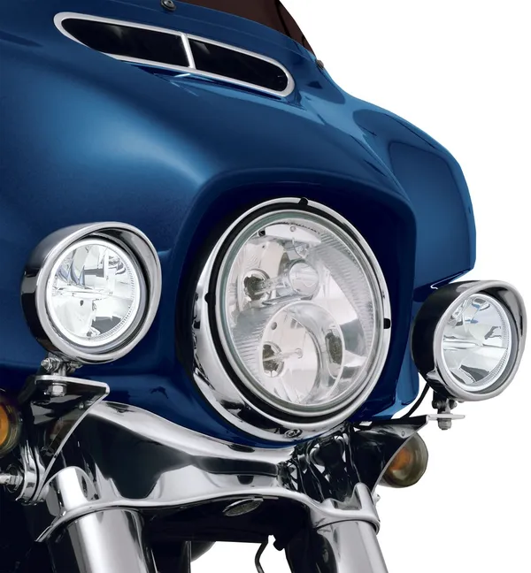 Kit feux de route LED 3,5" Show Chrome - vue 3