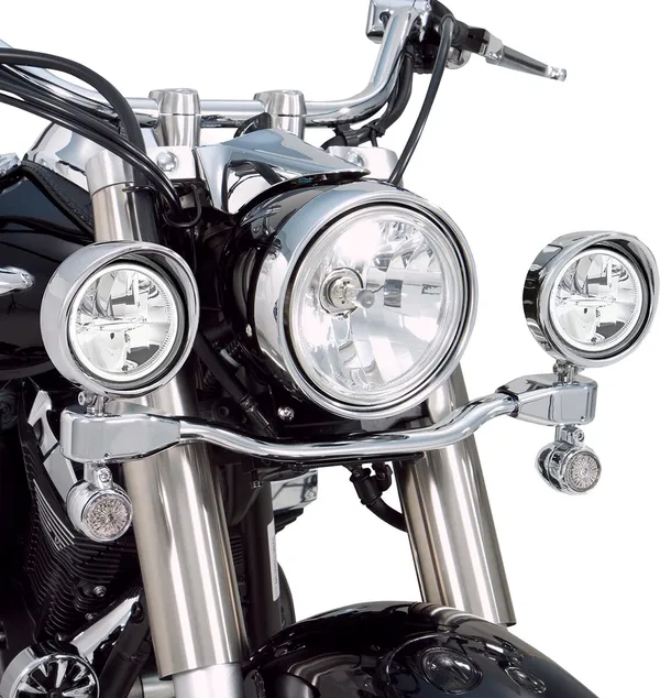 Kit de feux longue portée LED elliptiques Show Chrome - vue 2