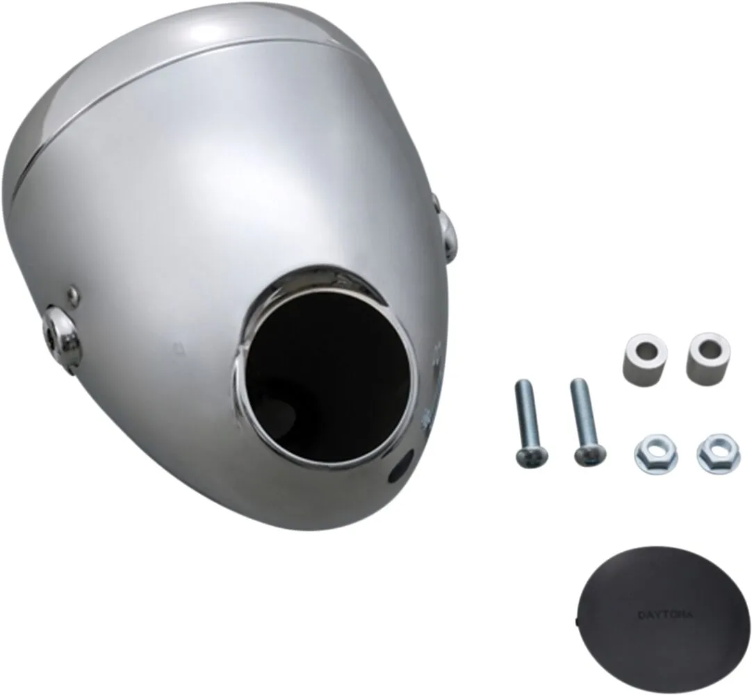 Phare avant LED DAYTONA 5 3/4 pouces Néovintage chromé - vue 4